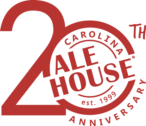 Carolina Ale House CAH_Logo_20thAnniversary_LightRed